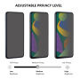 2.5D Anti-Spy edzett üvegfólia iPhone 18 Pro készülékhez
