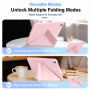 XDcase Y-fold Behajtható tok origami Állvány-nyal és Apple Pencil tartóval iPad Pro 11" (2018-2022) készülékhez - fekete