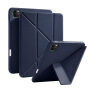 XDcase Y-fold Behajtható tok origami Állvány és Apple Pencil tartóval iPad Pro 11" (2018-2022) készülékhez - sötétkék
