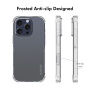 ENKAY átlátszó Tok megerősített sarkokkal iPhone 16 Pro Max készülékhez - víztiszta