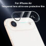 XDcase Edzett üveg a hátsó kamera lencséinek védelmére iPhone Air készülékhez - fekete