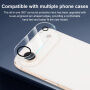 XDcase Edzett üveg a hátsó kamera lencséinek védelmére iPhone Air készülékhez - fekete