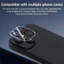 XDcase Edzett üveg a hátsó kamera lencséinek védelmére iPhone 15 / 15 Plus készülékhez - fekete