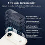 XDcase Edzett üveg a hátsó kamera lencséinek védelmére iPhone Air készülékhez - átlátszó