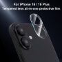 XDcase Edzett üveg a hátsó kamera lencséinek védelmére iPhone 16 / 16 Plus készülékhez - átlátszó