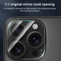 XDcase Edzett üveg a hátsó kamera lencséinek védelmére iPhone 14 Pro / 14 Pro Max készülékhez - átlátszó