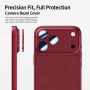 XDcase fémkeretes Edzett üveg a kamera lencséinek védelmére iPhone 18 Pro készülékhez - kék