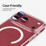 XDcase fémkeretes Edzett üveg a kamera lencséinek védelmére iPhone 18 Pro Max készülékhez - ezüst
