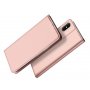 DUX DUCIS flip cover tok iPhone XS Max - rózsaszín-arany