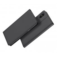 DUX DUCIS flip cover tok iPhone XS Max - szürke