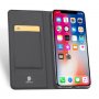 DUX DUCIS flip cover tok iPhone XS Max - szürke