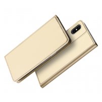 DUX DUCIS flip cover tok iPhone XS Max - arany