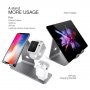 Bestand 3in1 dokkoló állvány iPhone / Apple Watch / AirPods készülékekhez - szürke