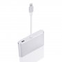 Redukció 8pin Lightning male / HDMI / VGA / audio female mert iPhone / iPad - ezüst