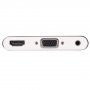 Redukció 8pin Lightning male / HDMI / VGA / audio female mert iPhone / iPad - ezüst