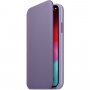 Apple Folio bőr flip cover tok iPhone XS - halványlila