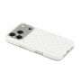 Védőtok pöttyökkel iPhone 17 Pro / 18 Pro készülékhez - fehér