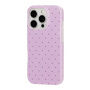 Védőtok pöttyökkel iPhone 14 Pro Max-hoz - lila