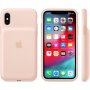 Eredeti Apple hátsó tok külső akkumulátorral iPhone XS - homok rózsaszín
