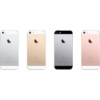 Hátlap pótalkatrész gombokkal Apple iPhone SE (2016) - szürke