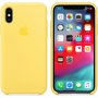 Apple szilikon tok iPhone XS - kanári sárga