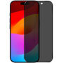NORTHJO 2.5D Anti-Spy edzett üveg fekete kerettel iPhone 18 Pro készülékhez