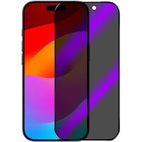 NORTHJO edzett 2.5D Anti-Spy és Anti-Blue-Ray üveg fekete kerettel iPhone 18 Pro Max készülékhez