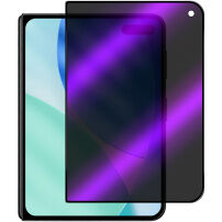 NORTHJO edzett 2.5D Anti-Spy és Anti-Blue-Ray üveg fekete kerettel az elülső kijelzőre iPhone Duo készülékhez