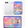 Védőfólia az elülső és belső kijelzőre, valamint a hátoldalra iPhone Duo készülékhez