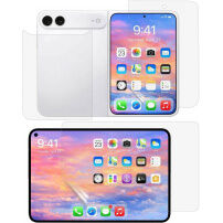Védőfólia az elülső és belső kijelzőre, valamint a hátoldalra iPhone Duo készülékhez
