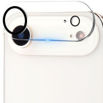 XDcase Edzett üveg a hátsó kamera lencséinek védelmére iPhone Air készülékhez - fekete