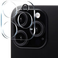 XDcase Edzett üveg a hátsó kamera lencséinek védelmére iPhone 16 Pro / 16 Pro Max készülékhez - víztiszta