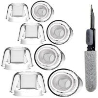 XDcase pótszilikon fülhallgató gumik tisztító pálcikával AirPods Pro 3 - XS/S/M/L - átlátszó