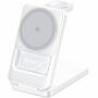 Q29 Qi2.2 3v1 összecsukható mágneses Vezeték nélküli Állvány iPhone / Apple Watch / AirPods készülékekhez - 25W - fehér