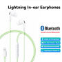 WEKOME YB13 Fülhallgató csatlakozóval Lightning - zöld