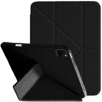 XDcase Y-fold Behajtható tok origami Állvány és Apple Pencil tartóval iPad Pro 12,9" (2018-2022) készülékhez - fekete