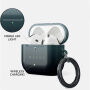 Burga tok karabinerrel AirPods 4 / 5 eszközhöz - Black Hole