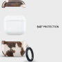 Burga mintás tok karabinerrel AirPods 4 / 5 - Celestial