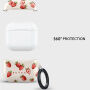 Burga mintás tok karabinerrel AirPods 4 / 5 - Freshly Picked