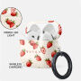 Burga mintás tok karabinerrel AirPods 4 / 5 - Freshly Picked