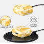 Burga mintás tok karabinerrel AirPods 4 / 5 - Lemon Tart
