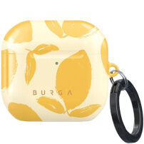 Burga mintás tok karabinerrel AirPods 4 / 5 - Lemon Tart