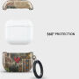 Burga mintás tok karabinerrel AirPods 4 / 5 - Oath