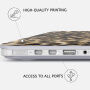 Burga matt mintás Tok MacBook Air 13" (A1932 / A2179 / A2337) - Player