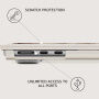 Burga matt mintás Tok MacBook Air 13" (A2681 / A3113 / A3240 / A3449) készülékhez - Barely Yours
