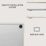 Burga matt mintás Tok MacBook Air 13" (A2681 / A3113 / A3240 / A3449) készülékhez - Barely Yours