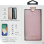 Guess Bundle tok és edzett üveg iPhone XR - rózsaszín-arany