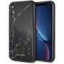 Guess eredeti tok - fekete márvány - iPhone XR - fekete