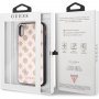 Guess Layer Glitter Peony tok iPhone XR - világos rózsazín