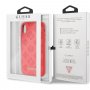 Guess Debossed Peony tok iPhone XR - piros